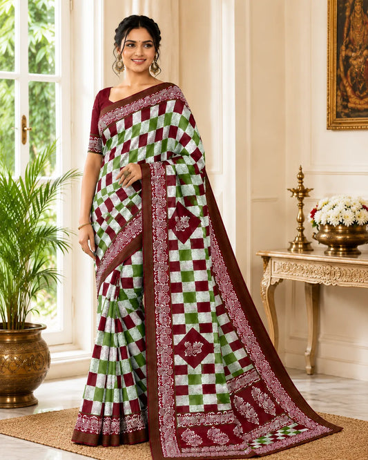 Organic Chanderi Saree